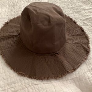 Simply Vera Vera Wang Brown Fedora Hat